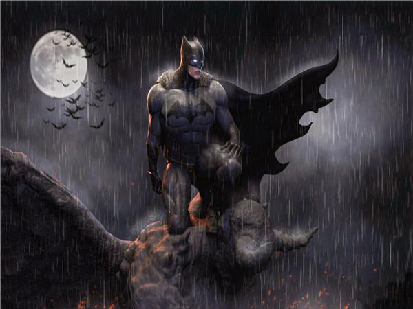 Batman Çocuk Odası 3D Duvar Kağıdı